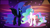 Size: 3840x2160 | Tagged: safe, artist:90sigma, artist:illumnious, artist:laszlvfx, edit, imported from derpibooru, nightmare moon, princess celestia, alicorn, pony, duo, female, hair over one eye, mare, missing accessory, nicemare moon, no armor, raised hoof, smiling, wallpaper, wallpaper edit