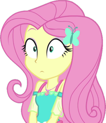 Size: 400x467 | Tagged: safe, imported from derpibooru, fluttershy, equestria girls, female, geode of fauna, magical geodes, shocked, simple background, solo, transparent background, vector
