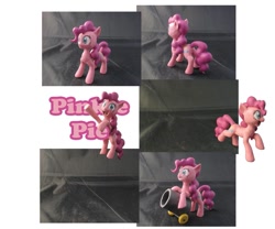 Size: 979x816 | Tagged: safe, artist:claypita, imported from derpibooru, pinkie pie, earth pony, pony, cannon, clay, craft, female, mare, party cannon, sculpture, solo