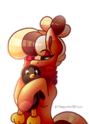 Size: 1000x1379 | Tagged: safe, artist:gingerbellpone, imported from derpibooru, oc, oc:gingerbell, earth pony, pony, christmas, holiday, plushie