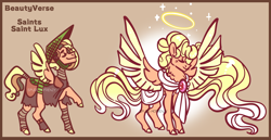 Size: 1926x990 | Tagged: safe, artist:spuds-mcfrenzy, artist:spudsmcfrenzy, imported from derpibooru, oc, oc only, oc:lux, pegasus, pony, clothes, halo, solo