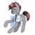Size: 726x726 | Tagged: artist needed, safe, derpibooru exclusive, imported from derpibooru, oc, oc only, oc:skyson, earth pony, pony, clothes, glasses, male, necktie, shirt, simple background, solo, stallion