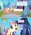 Size: 1920x2180 | Tagged: safe, edit, edited screencap, editor:leonidus, imported from derpibooru, screencap, fleur de verre, fluttershy, rainbow dash, crystal pony, pegasus, the crystal empire, armor, crystal empire, crystal guard armor, dialogue, flag, funny, hay, hoof shoes, jousting, jousting lance, jousting outfit, laughing, speech bubble, tent, text, that's what she said, ye olde english