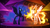 Size: 3840x2160 | Tagged: safe, alternate version, artist:drakizora, artist:laszlvfx, artist:php11, artist:zutheskunk edits, edit, imported from derpibooru, daybreaker, nightmare moon, alicorn, pony, armor, high res, no armor, raised hoof, smiling, wallpaper, wallpaper edit