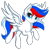 Size: 1024x1024 | Tagged: source needed, safe, artist:perfexsoniya, imported from derpibooru, oc, oc only, oc:marussia, pegasus, pony, female, nation ponies, ponified, russia, solo