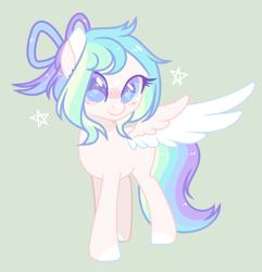 Size: 1012x1048 | Tagged: safe, artist:nocturnal-moonlight, imported from derpibooru, oc, oc only, oc:rainbow dewdrop, pegasus, pony, female, magical lesbian spawn, mare, offspring, parent:rainbow dash, parent:twilight sparkle, parents:twidash, simple background, solo