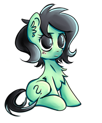 Size: 2497x3020 | Tagged: safe, artist:coco-drillo, imported from derpibooru, oc, oc only, oc:filly anon, earth pony, pony, angery, angry, annoyed, blushing, chest fluff, ear fluff, female, filly, high res, simple background, solo, white background