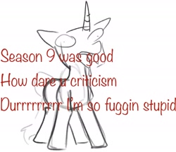 Size: 2986x2581 | Tagged: safe, deleted from derpibooru, imported from derpibooru, op is a duck, op is trying to start shit, op is trying to start shit so badly that it's kinda funny, op isn't even trying anymore, solo, vulgar