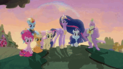 Size: 1920x1080 | Tagged: safe, artist:applejuice pony, edit, edited edit, edited screencap, imported from derpibooru, screencap, applejack, fluttershy, pinkie pie, rainbow dash, rarity, spike, twilight sparkle, alicorn, dragon, earth pony, ogre, pegasus, pony, unicorn, the last problem, /mlp/, all star (song), animated, book, book of harmony, cyrillic, dreamworks, dub, end of ponies, gigachad spike, mane seven, mane six, older, older applejack, older fluttershy, older mane seven, older mane six, older pinkie pie, older rainbow dash, older rarity, older spike, older twilight, outhouse, princess twilight 2.0, russian, shrek, shrek (character), smash mouth, sound, twilight sparkle (alicorn), twist ending, webm, winged spike, wings