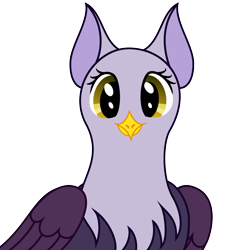 Size: 5100x5100 | Tagged: safe, artist:mfg637, imported from derpibooru, oc, oc only, oc:mfg637, griffon, bust, digital art, eared griffon, griffon oc, looking at you, simple background, solo, transparent background, vector