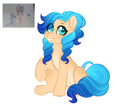 Size: 4000x3500 | Tagged: safe, artist:azure-art-wave, imported from derpibooru, oc, oc only, oc:sunwave, earth pony, pony, female, mare, simple background, solo, white background