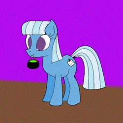 Size: 666x666 | Tagged: safe, artist:stardust breaker, imported from derpibooru, maud pie, trixie, pony, 1000 hours in ms paint, cauldron, clothes, costume, female, halloween, halloween costume, holiday, inception, solo, trick or treat, trixie day