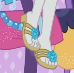 Size: 588x584 | Tagged: safe, imported from derpibooru, screencap, rarity, equestria girls, equestria girls series, the salty sails, cropped, feet, female, flip-flops, foot focus, sandals, solo