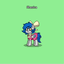 Size: 400x400 | Tagged: safe, imported from derpibooru, oc, oc only, oc:alaska, pegasus, pony, pony town, clothes, female, filly, solo