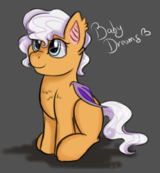 Size: 840x908 | Tagged: safe, artist:shamy-crist, imported from derpibooru, oc, oc only, oc:baby dreams, bat pony, pony, female, filly, solo