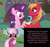 Size: 1280x1213 | Tagged: safe, artist:mlp-silver-quill, edit, edited screencap, imported from derpibooru, screencap, big macintosh, cheerilee, sugar belle, pony, comic:pinkie pie says goodnight, the big mac question, answer, approval, caption, engagement ring, female, friendship, headcanon, i want my beloved to be happy, just friends, male, marriage proposal, message, question, shipping, straight, sugarmac