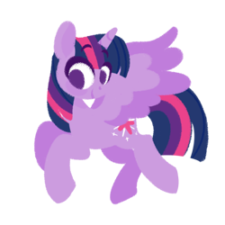 Size: 1024x1024 | Tagged: safe, artist:herfaithfulstudent, imported from derpibooru, twilight sparkle, alicorn, pony, cute, female, flying, lineless, simple background, solo, transparent background, twiabetes, twilight sparkle (alicorn)