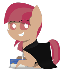 Size: 1275x1500 | Tagged: safe, artist:darksoma, imported from derpibooru, oc, oc:mira star, pony, book, earth darksider, pointy ponies, relaxing, simple background, solo, species:darksider, the darksiders, transparent background, void crystal