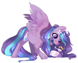 Size: 1549x1262 | Tagged: safe, artist:shady-bush, imported from derpibooru, oc, oc only, oc:sayuri, pegasus, pony, cake, female, food, icing bag, mare, mouth hold, simple background, solo, transparent background