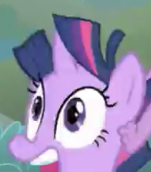 Size: 236x269 | Tagged: safe, imported from derpibooru, screencap, spike, twilight sparkle, unicorn, feeling pinkie keen, cropped, faic, offscreen character, solo focus