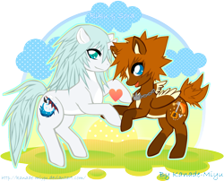 Size: 826x667 | Tagged: safe, artist:kanade-miyu, imported from derpibooru, pony, disney, kingdom hearts, ponified, riku, sora