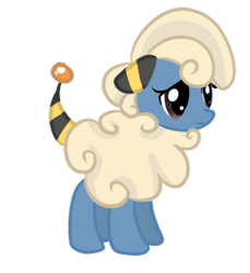 Size: 500x547 | Tagged: safe, artist:goatier, imported from derpibooru, mareep, pony, pokémon, ponified