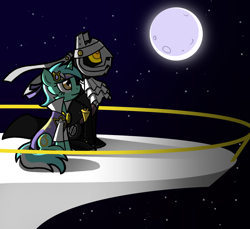 Size: 1024x936 | Tagged: safe, artist:ask-izaneighi-and-friends, imported from derpibooru, lyra heartstrings, pony, crossover, izanagi, megami tensei, ponified