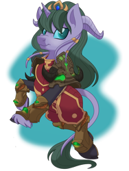 Size: 774x1032 | Tagged: safe, artist:itstaylor-made, imported from derpibooru, draenei, pony, ponified, warcraft, world of warcraft