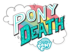 Size: 2401x1758 | Tagged: safe, artist:dsp2003, edit, imported from derpibooru, pony, my little pony: pony life, g4.5, logo, logo edit, logo parody, parody, pony death, simple background, style emulation, transparent background