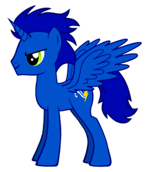 Size: 408x481 | Tagged: safe, artist:jazmir97, imported from derpibooru, alicorn, pony, pony creator, alicornified, ponified, race swap, solo, sonic the hedgehog (series)