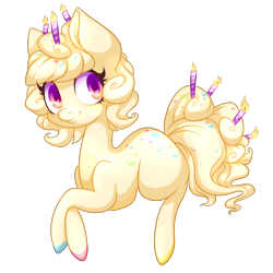 Size: 2024x2024 | Tagged: safe, artist:grandifloru, imported from derpibooru, oc, pony, cake, candle, food, simple background, solo, transparent background