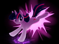 Size: 800x600 | Tagged: safe, artist:ruby-sunrise, imported from derpibooru, twilight sparkle, pony, unicorn, female, kicking, solo