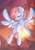 Size: 1280x1806 | Tagged: safe, artist:musicfirewind, artist:wavecipher, imported from derpibooru, windy whistles, pegasus, pony, cloud, female, flying, mare, one eye closed, solo, sunset, tree