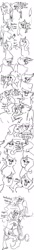 Size: 332x2408 | Tagged: safe, artist:lieutenantcactus, imported from derpibooru, gallus, trixie, adoption, female, headcanon, heartwarming, male, momma trixie, mother and son, sketch