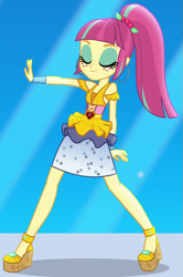 Size: 605x910 | Tagged: safe, imported from derpibooru, screencap, sour sweet, dance magic, equestria girls, spoiler:eqg specials, cropped, disco dress, eyes closed, female, solo