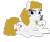 Size: 1000x834 | Tagged: safe, artist:sixes&sevens, imported from derpibooru, earth pony, pony, book, doctor who, eyeshadow, female, lying down, makeup, ponified, quill, river song, river song (doctor who), simple background, transparent background