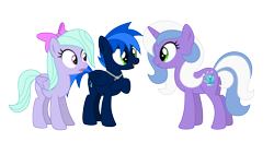 Size: 8000x4500 | Tagged: safe, artist:northernthestar, imported from derpibooru, flitter, oc, oc only, oc:northern star, oc:quartz star, pegasus, pony, unicorn, absurd resolution, female, male, mare, simple background, stallion, transparent background