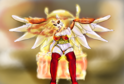 Size: 3016x2048 | Tagged: safe, artist:hippik, imported from derpibooru, daybreaker, anthro, clothes, female, socks, solo, thigh highs, throne