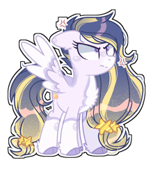 Size: 1124x1276 | Tagged: safe, artist:corporalvortex, artist:nocturnal-moonlight, imported from derpibooru, oc, oc only, oc:starry skies, pegasus, pony, chest fluff, cloven hooves, coat markings, colored wings, ear fluff, female, gradient mane, mare, messy mane, offspring, parent:flash sentry, parent:twilight sparkle, parents:flashlight, simple background, socks (coat marking), socks (coat markings), solo, transparent background, unamused, wings