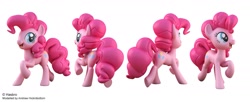 Size: 1969x800 | Tagged: safe, artist:andrew hickinbottom, imported from derpibooru, pinkie pie, pony, 3d, 3d model, female, open mouth, solo