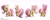 Size: 1969x800 | Tagged: safe, artist:andrew hickinbottom, imported from derpibooru, fluttershy, pony, 3d, 3d model, female, solo