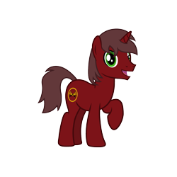 Size: 1261x1261 | Tagged: safe, artist:firefall-mlp, imported from derpibooru, oc, oc only, oc:cowboygineer, pony, unicorn, 2020 community collab, derpibooru community collaboration, looking at you, male, simple background, smiling, solo, transparent background, vector