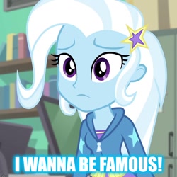 Size: 1080x1080 | Tagged: safe, imported from derpibooru, trixie, equestria girls, equestria girls series, forgotten friendship, meme