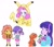 Size: 1200x1037 | Tagged: safe, artist:5mmumm5, imported from derpibooru, pinkie pie, sci-twi, spike, sunset shimmer, twilight sparkle, dog, pikachu, equestria girls, anime, clothes, costume, crossover, cute, holding hands, kigurumi, open mouth, poké ball, pokéball, pokémon, simple background, spike the dog, white background