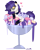 Size: 3218x4000 | Tagged: safe, artist:sugaryicecreammlp, imported from derpibooru, oc, oc only, oc:hiree, pegasus, pony, female, food, ice cream, mare, micro, ponies in food, simple background, solo, transparent background