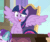 Size: 741x624 | Tagged: artist needed, safe, edit, edited screencap, imported from derpibooru, screencap, starlight glimmer, twilight sparkle, alicorn, pony, sparkle's seven, animated, chair, cropped, desk, female, horse head, mask, open mouth, solo focus, twilight sparkle (alicorn), wat