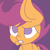 Size: 1079x1079 | Tagged: safe, artist:treble clefé, imported from derpibooru, scootaloo, pegasus, pony, growing up is hard to do, cute, female, solo