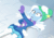 Size: 1536x1080 | Tagged: safe, imported from derpibooru, screencap, trixie, equestria girls, equestria girls series, holidays unwrapped, spoiler:eqg series (season 2), animated, clothes, cold, cropped, female, freezing, gif, left handed, loop, saving pinkie's pie, shivering, solo, winter outfit
