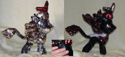 Size: 1740x800 | Tagged: safe, artist:crazyditty, imported from derpibooru, kirin, nirik, plushie, sequins