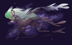 Size: 500x313 | Tagged: safe, artist:caff, imported from derpibooru, oc, oc only, oc:quoatl, pony, unicorn, commission, magic, solo